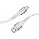 Intenso USB Cable A315L Nylon 1,5m white USB-A / Lightning 12W