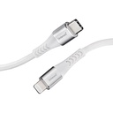 Intenso USB Cable C315L Nylon 1,5m white USB-C / Lightning 60W
