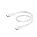 Belkin BOOST CHARGE braided Cab. USB-C/USB-C 15cm wh.CAB004BT0MWM