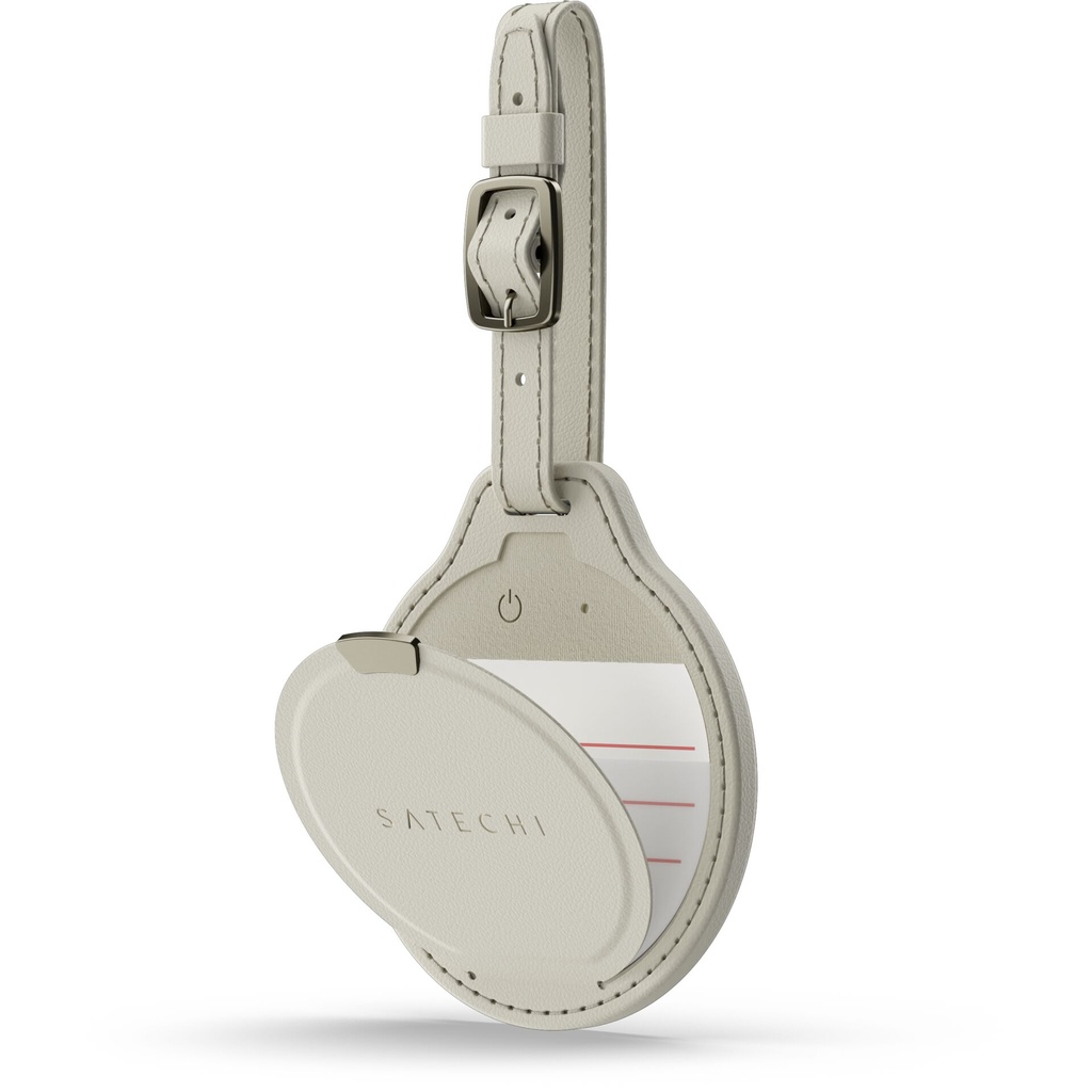 Satechi Vegan-Leather FindAll Luggage Tag Sand