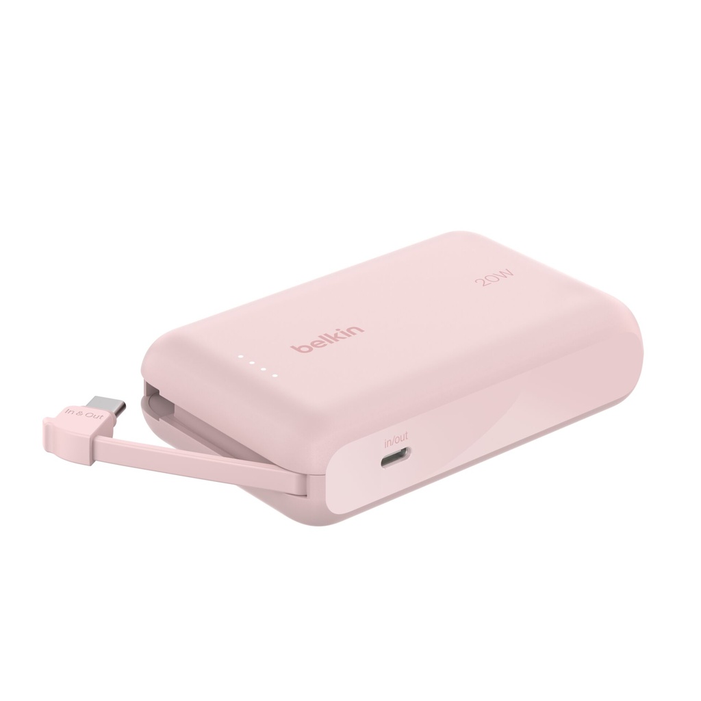 Belkin BOOST Charge Powerbk. 20W 10.000mAh USB-C pink BPB021hqPK