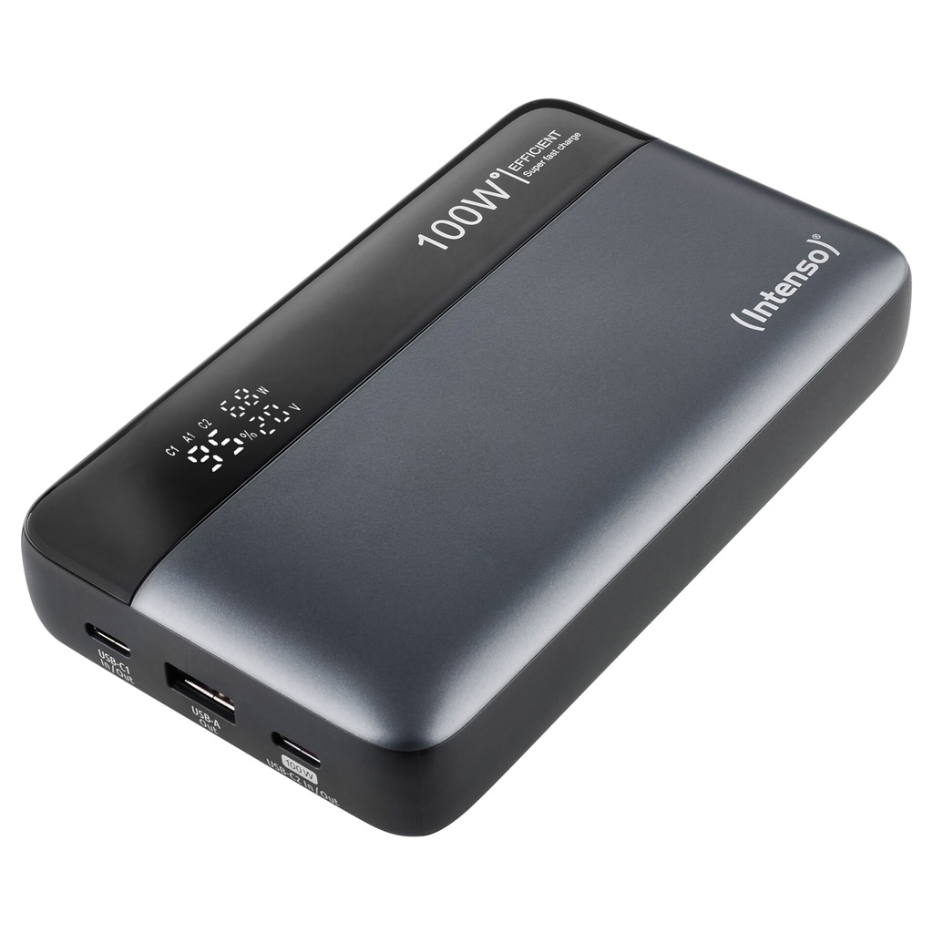 Intenso Powerbank HE20000   grau 20000 mAh  Ladeleistung 100 Watt
