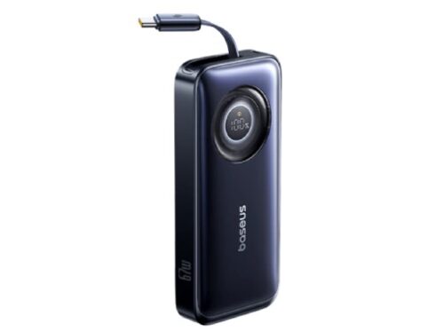 Baseus EnerCore CR11 Retractable 20000mAh 67W Cosmic Black