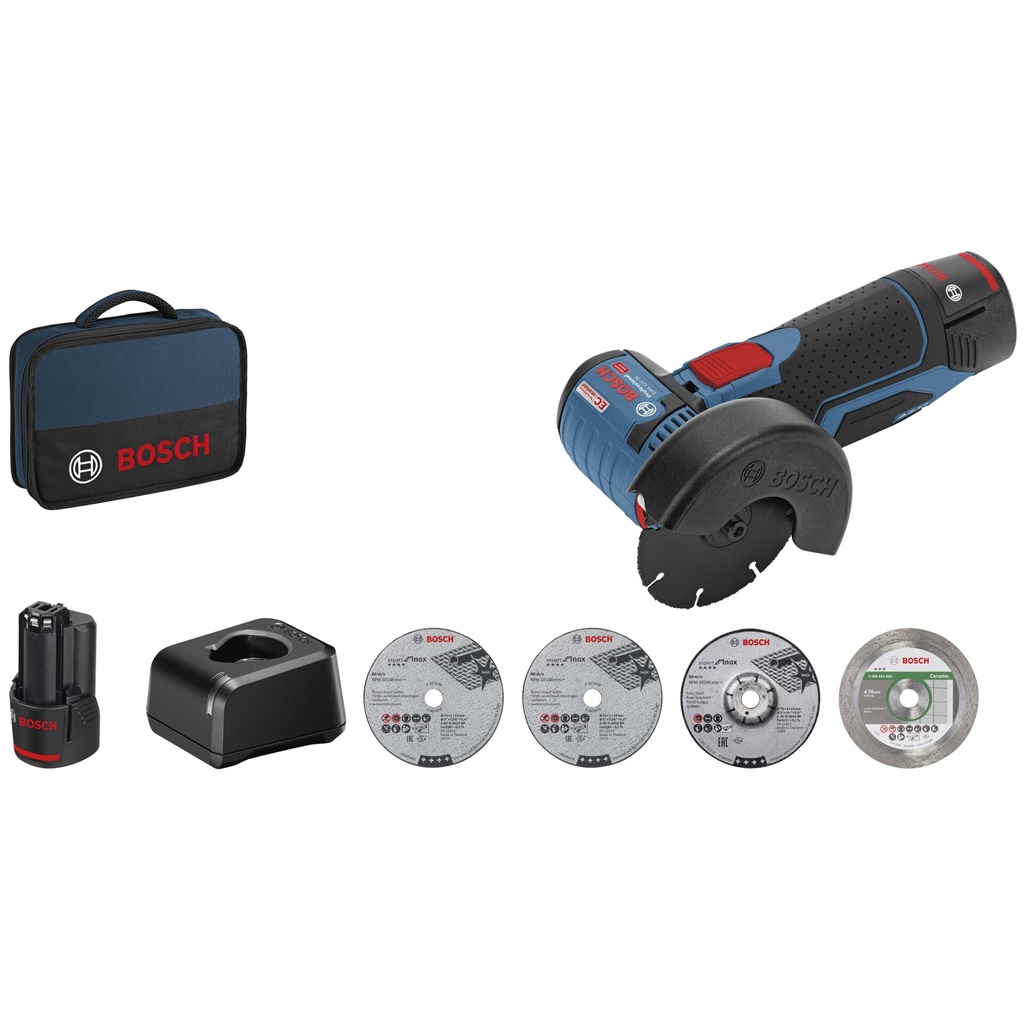 Bosch GWS 12V-76 Professional Cordless Angle Grinder
