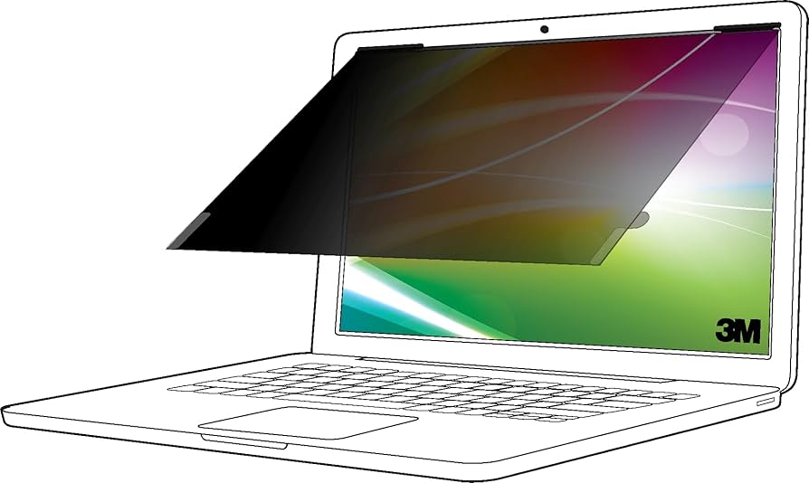 3M BP145W1B Blickschutzfilter 14,5  Bright Screen Laptop 16:10