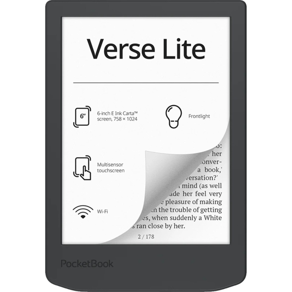 PocketBook Verse Lite Midnight Grey