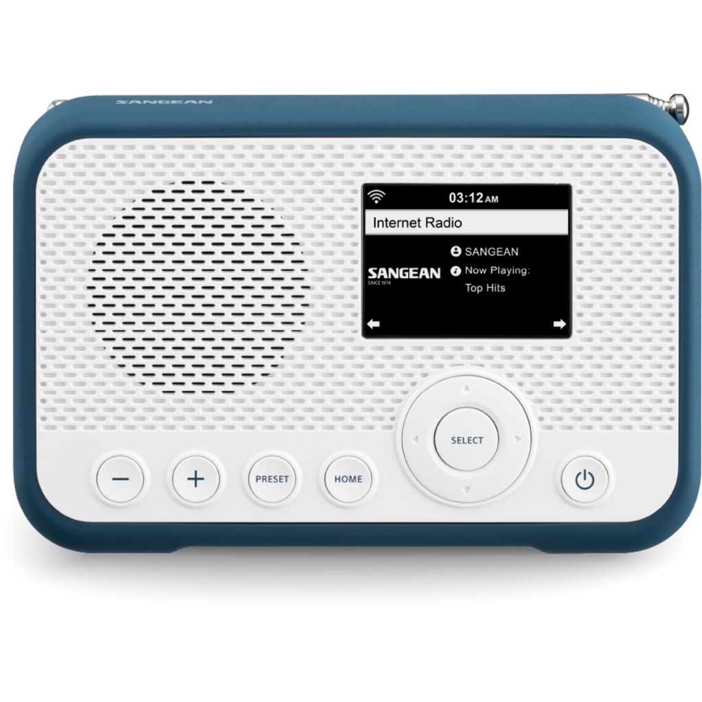 Sangean WFR-39 White - Ink Blue