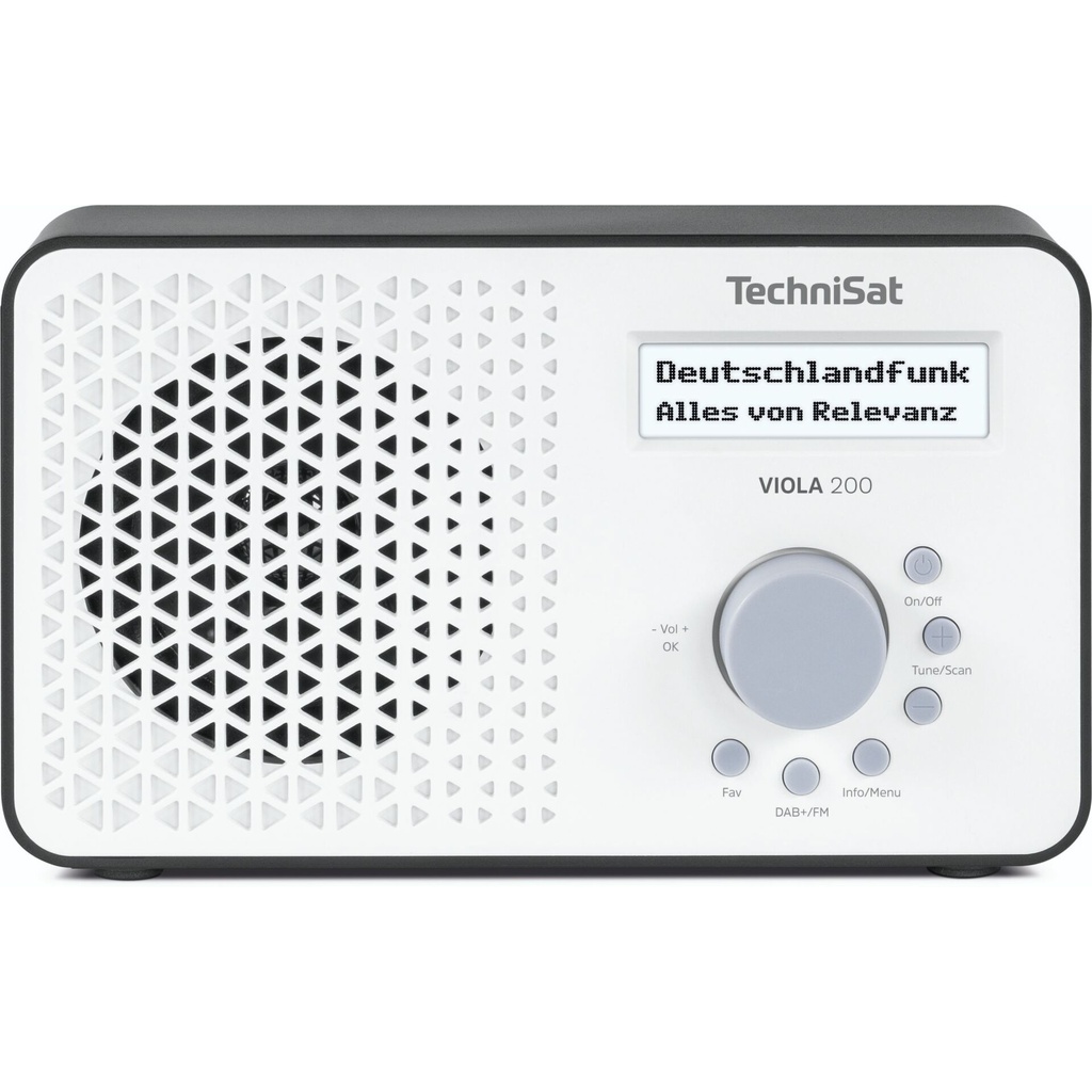 Technisat VIOLA 200 weiß/schwarz