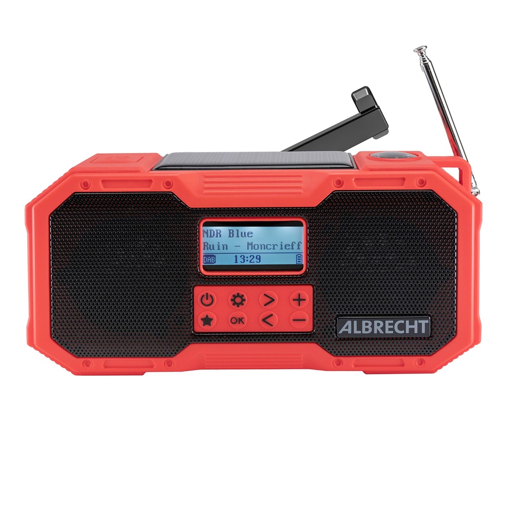 Albrecht DR 112 DAB+ Outdoor- Crank Radio