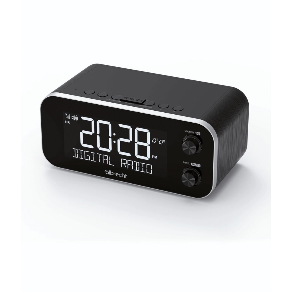 Albrecht DR 455 DAB+/UKW Alarm Clock with ASA