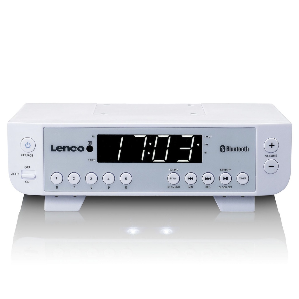 Lenco KCR-100 white