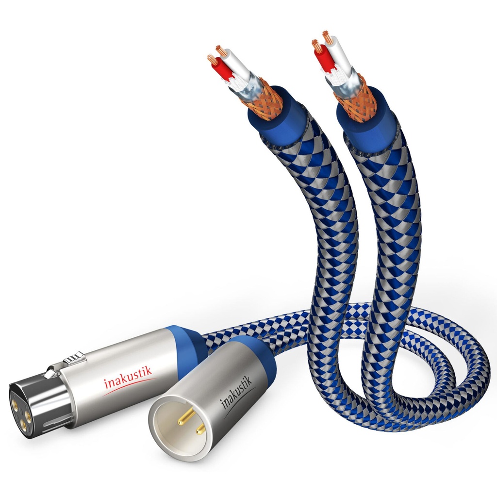 in-acustic Premium Audio Cable XLR - XLR 0,75m         00405007