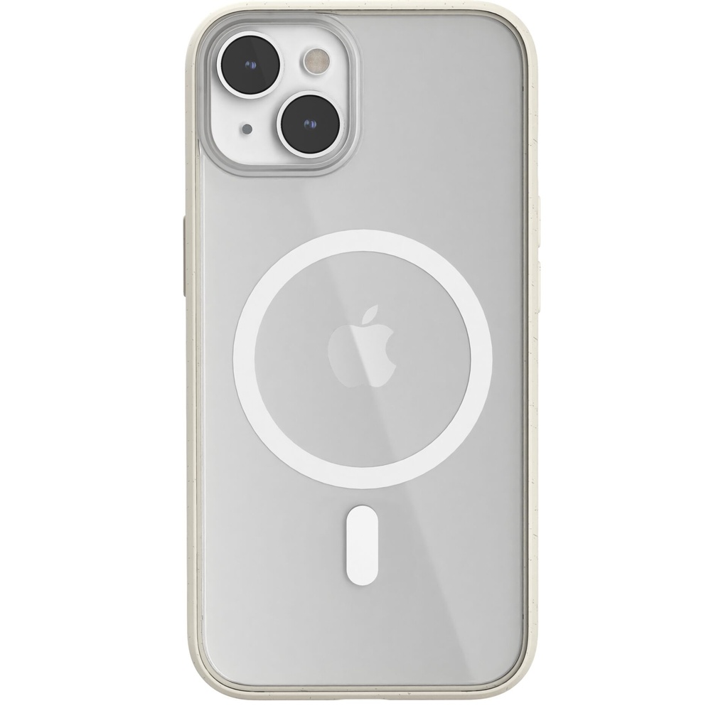 Woodcessories Clear Case MagSafe Offwhite iPhone 14