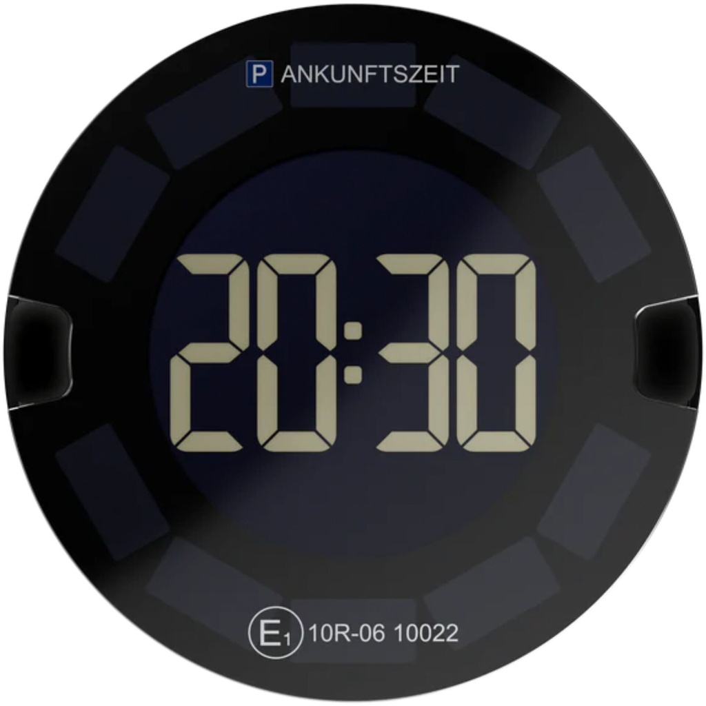 OOONO P-Disc No3 schwarz elektr. Parkscheibe fürs Auto