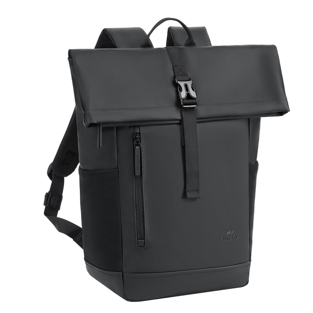 Rivacase 7826 Eden Rucksack 14  ECO schwarz roll-top