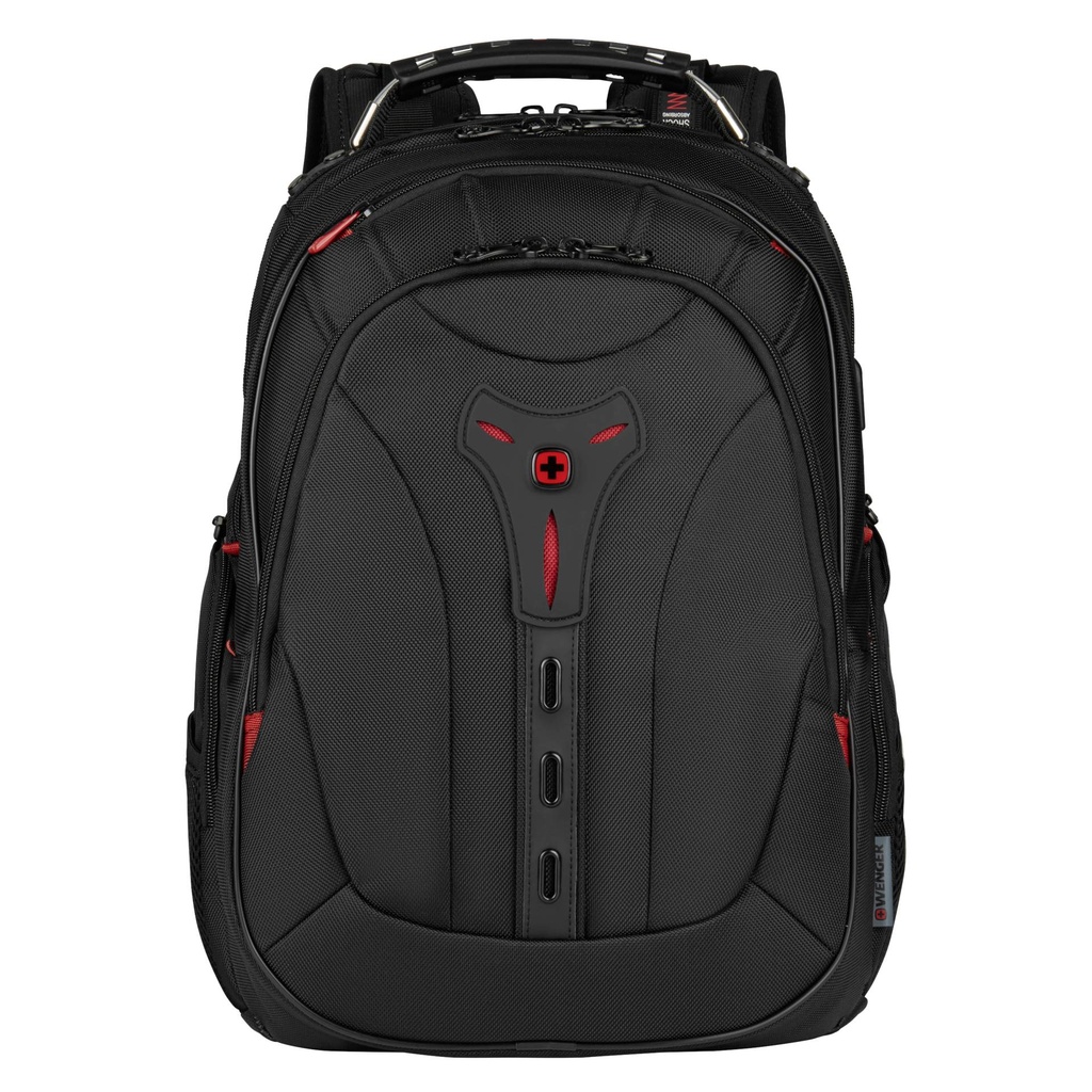 Wenger Pegasus Deluxe Ballistic Notebook Backpack 16  black