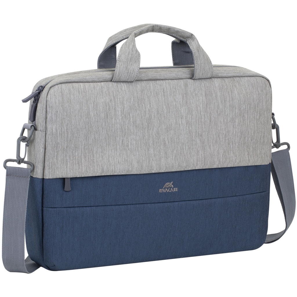 Rivacase 7532 Prater Laptop Tasche 15,6  grau/blau