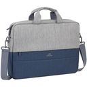 Rivacase 7532 Prater Laptop Tasche 15,6  grau/blau