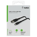 Belkin Micro-USB-Cable encased 1m black CAB007bt1MBK