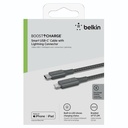 Belkin Smart LED Cable grey 1,2m USB-C / Lightning   CAA006bt04GR