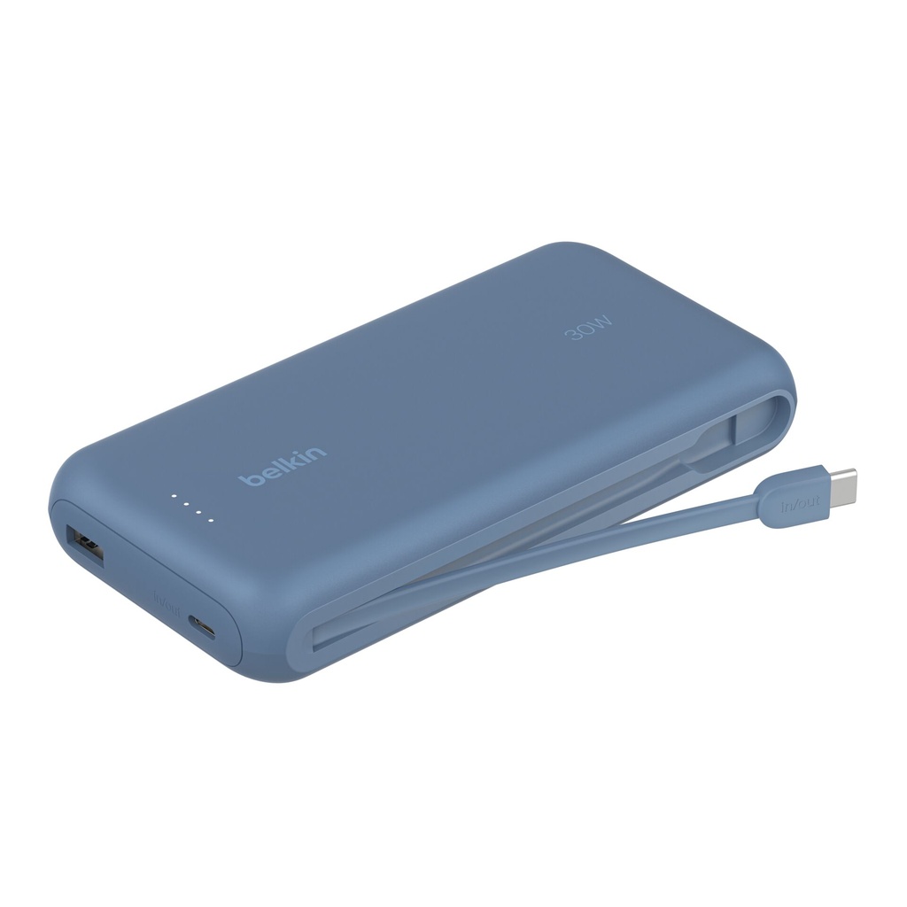 Belkin Powerbank 20.000mAh blue 30W integr.USB-C Cab. BPB024hqBL