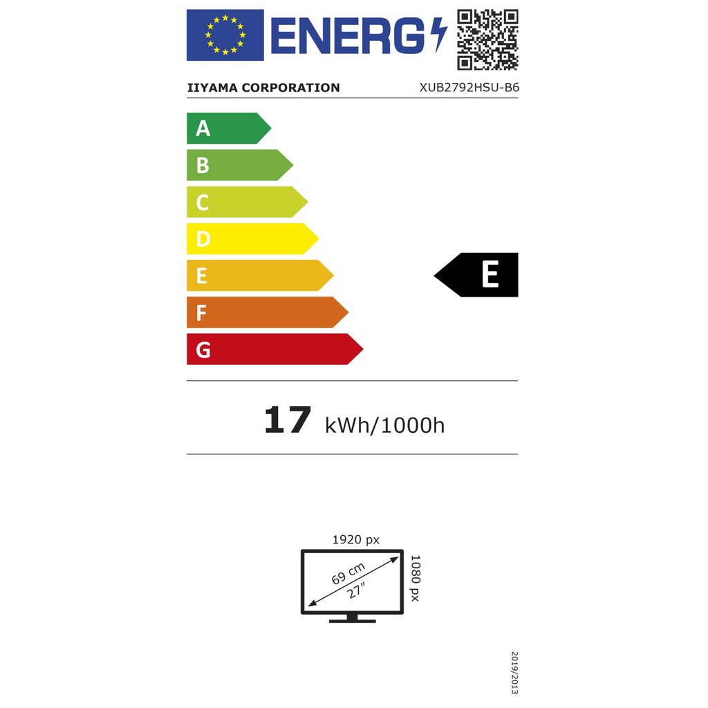 IIyama XUB2792HSU-B6 LED Monitor 69cm (27 )