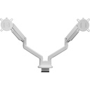 One for All Monitor Mount Solid Dual White         DM 4220