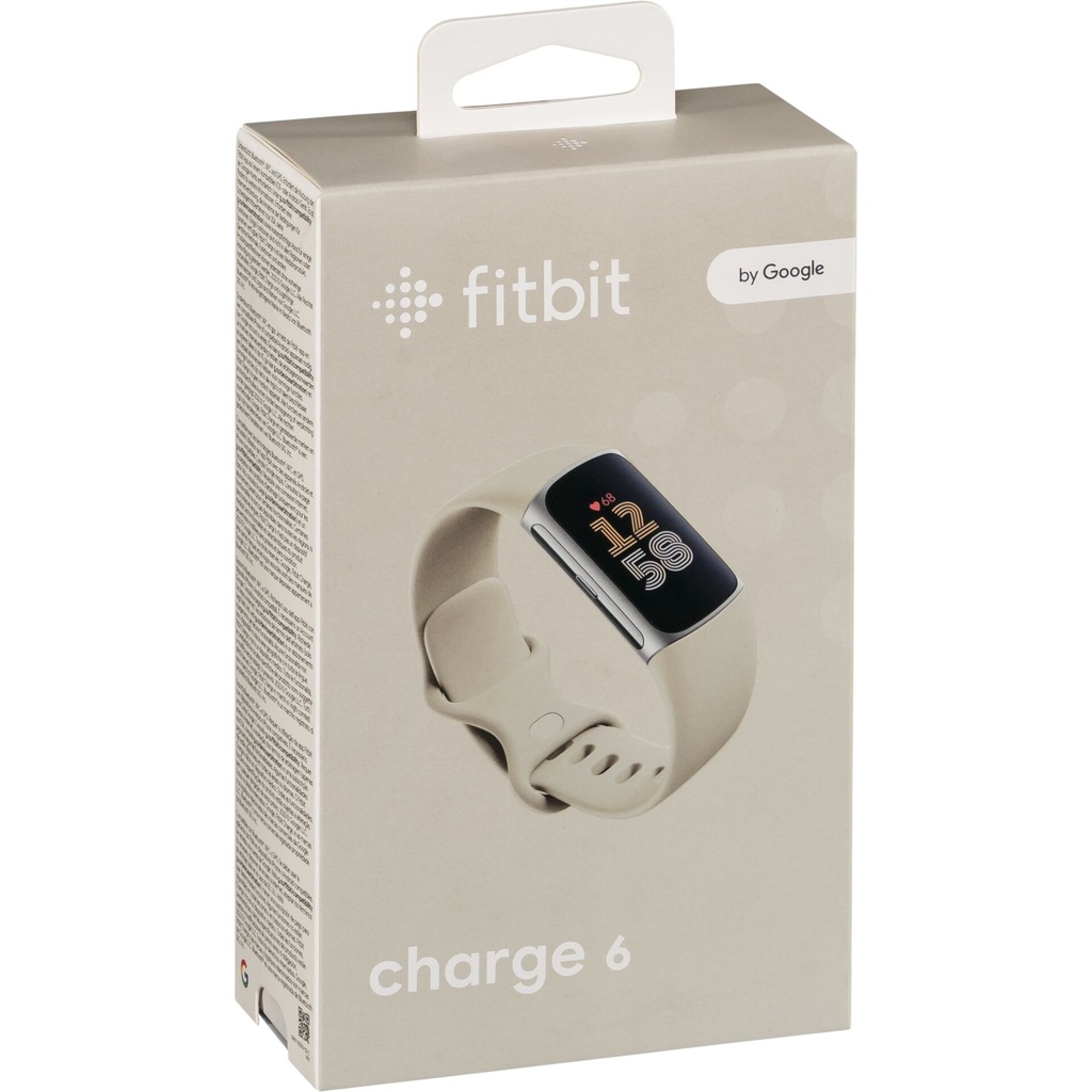 Fitbit Charge 6 porcelain band/silver