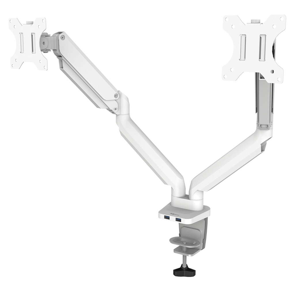 Fellowes Platinum Series Dual Monitor Arm white