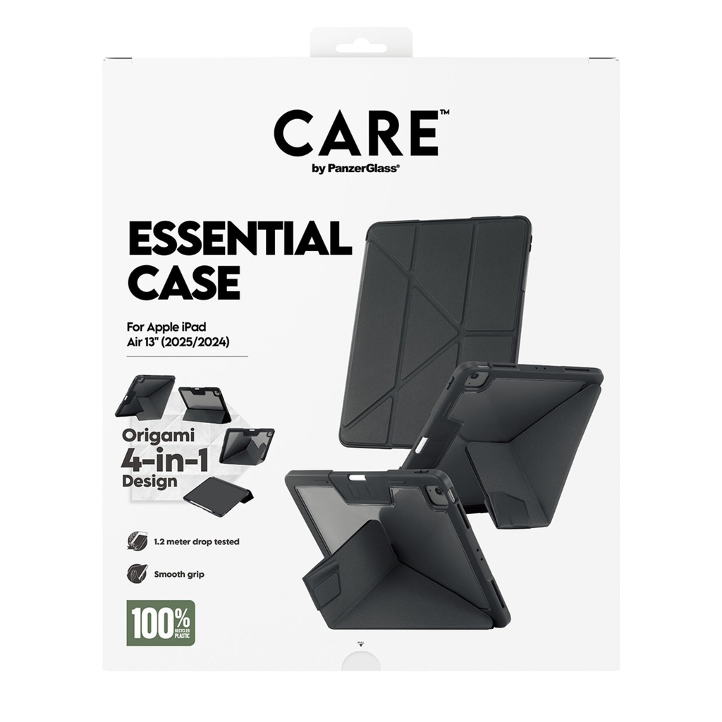 CARE by PanzerGlass TPU Essential Case iPad Air 13 blk