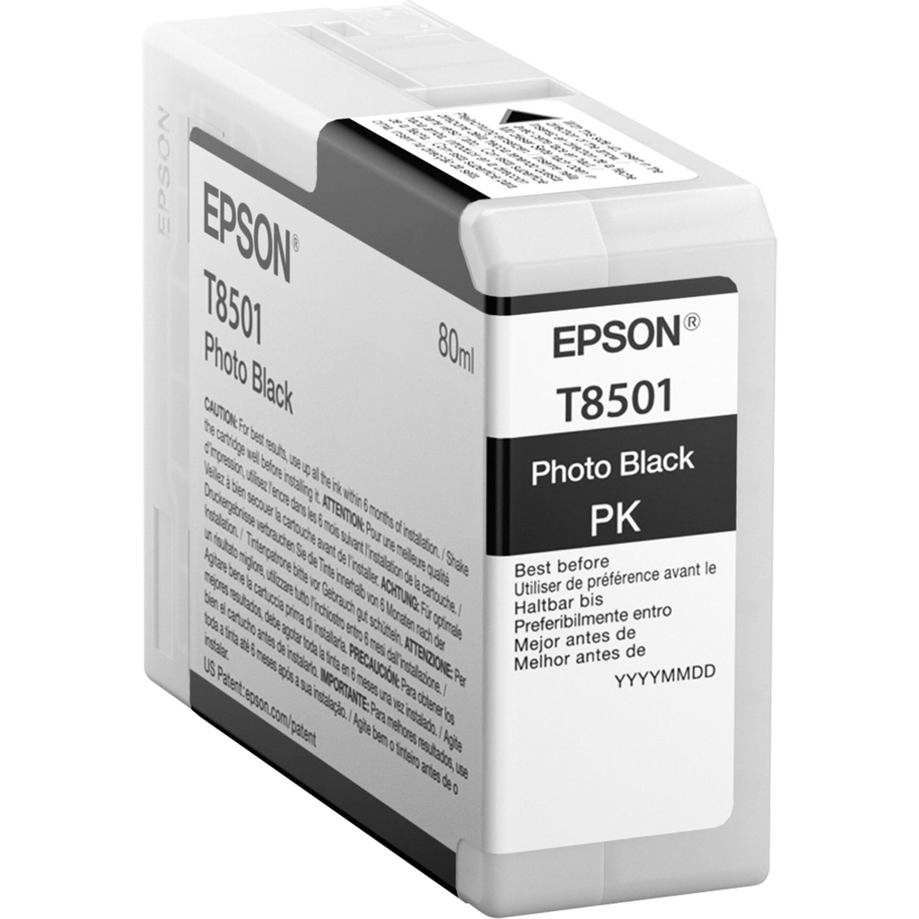 Epson ink cartridge photo black T 850 80 ml               T 8501