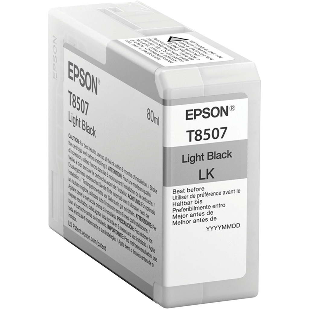 Epson ink cartridge light black T 850 80 ml               T 8507