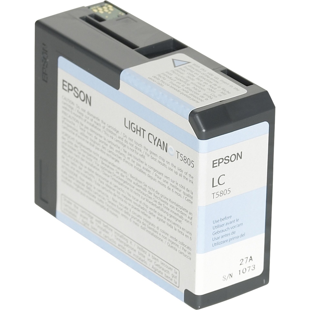 Epson ink cartridge light cyan T 580  80 ml              T 5805
