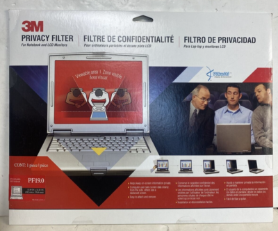 3M PF190C4B Privacy Filter Black for 48,3cm 19,0  5:4