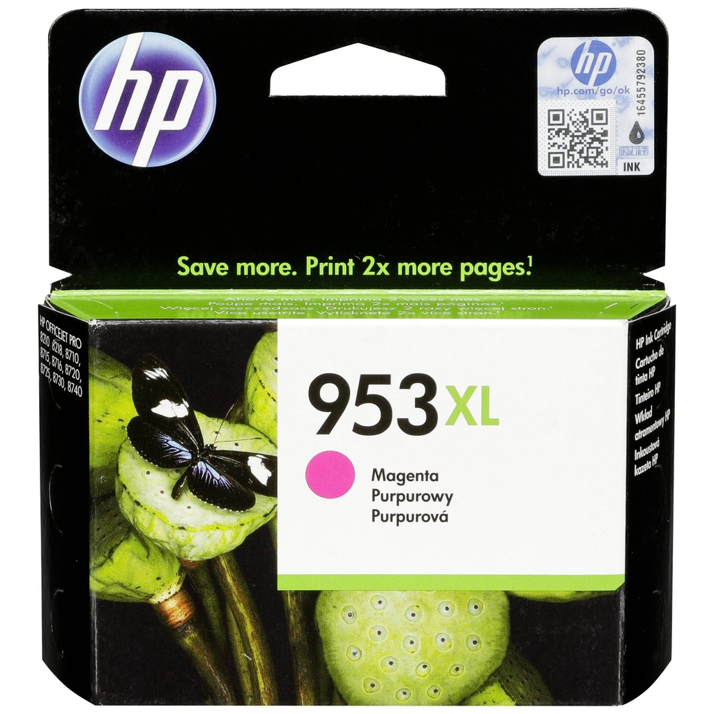 HP F6U17AE ink cartridge magenta No. 953 XL