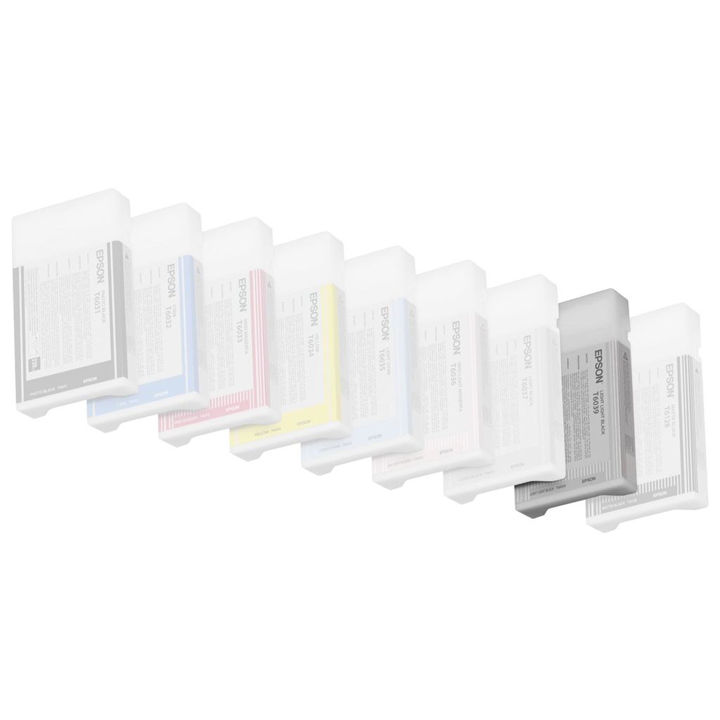 Epson ink cartridge light light black  T 603  220 ml      T 6039