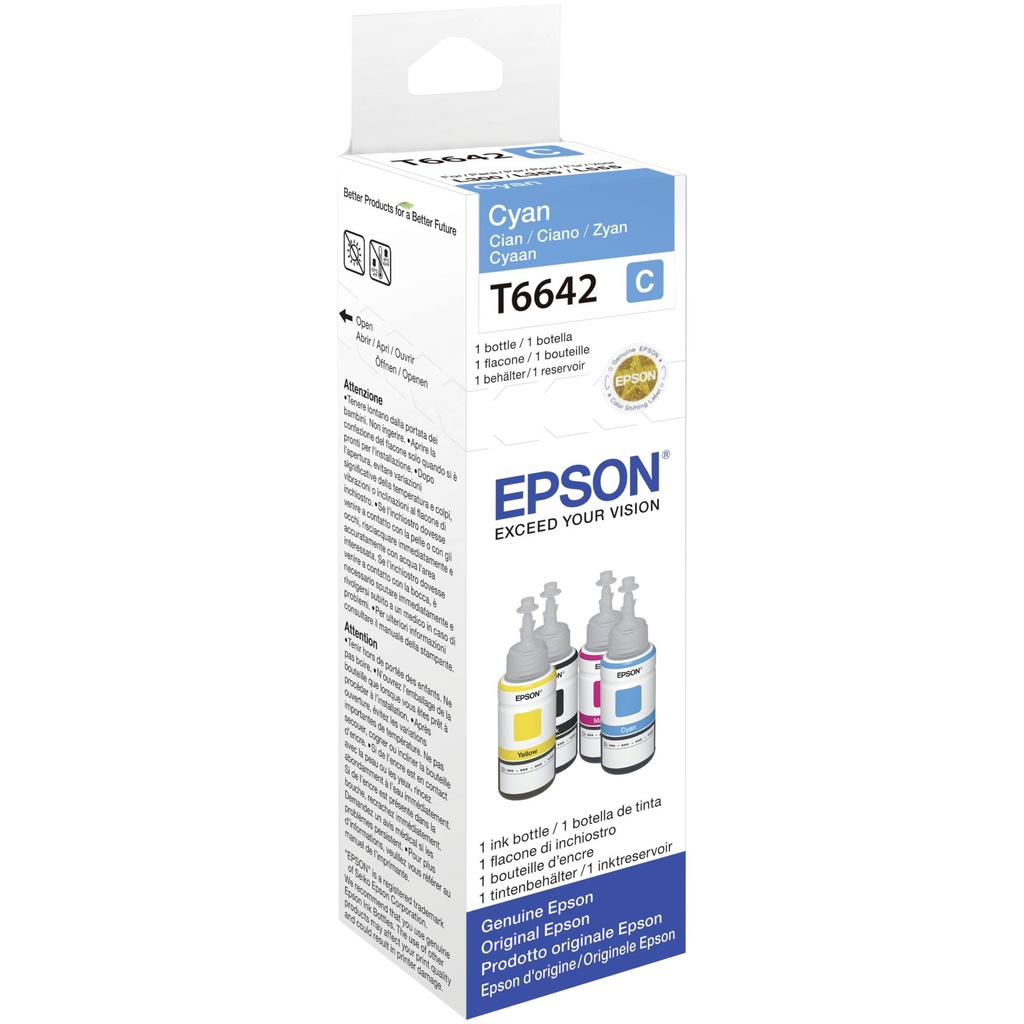 Epson ink cyan T 664 70 ml               T 6642