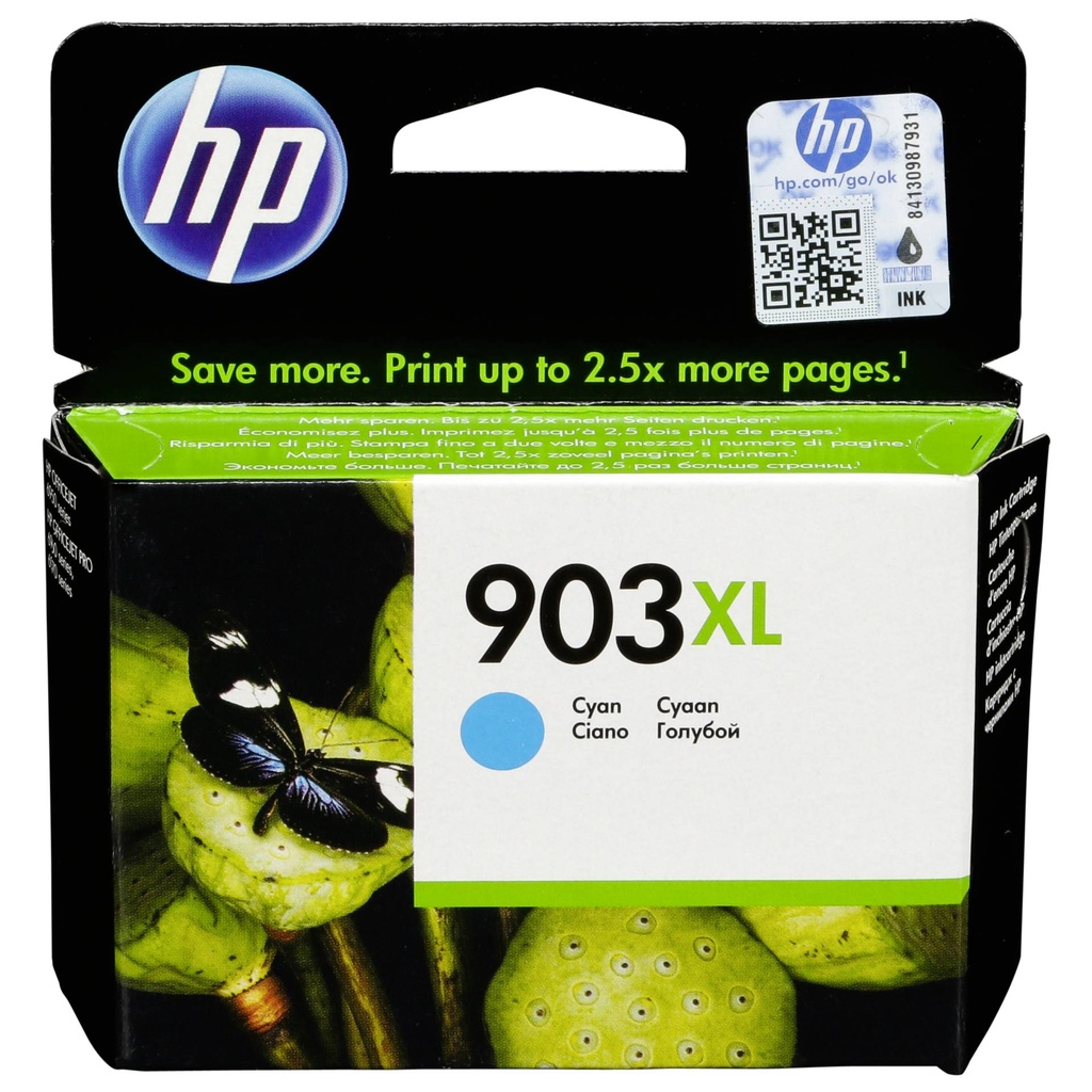 HP T6M03AE ink cartridge cyan No. 903 XL