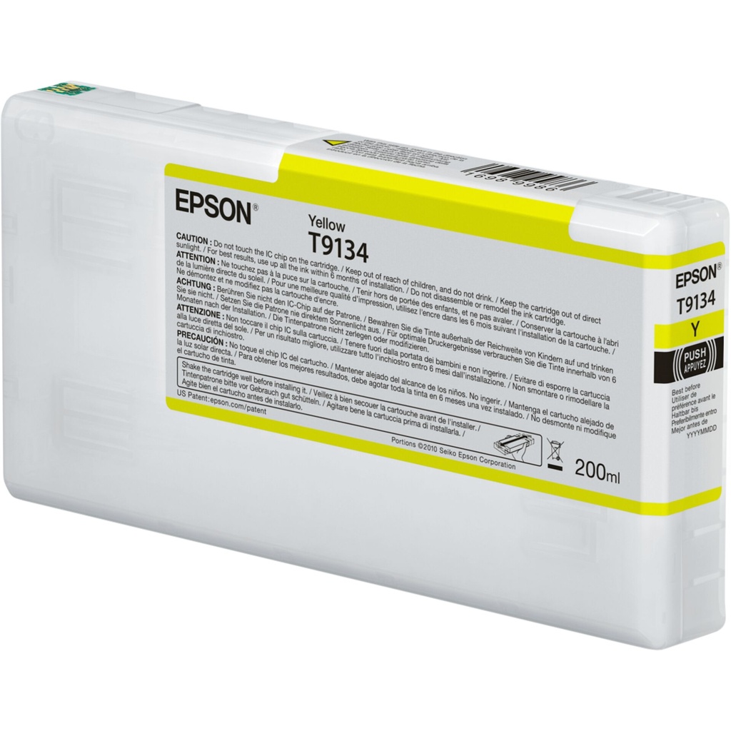 Epson ink cartridge yellow T 913 200 ml              T 9134