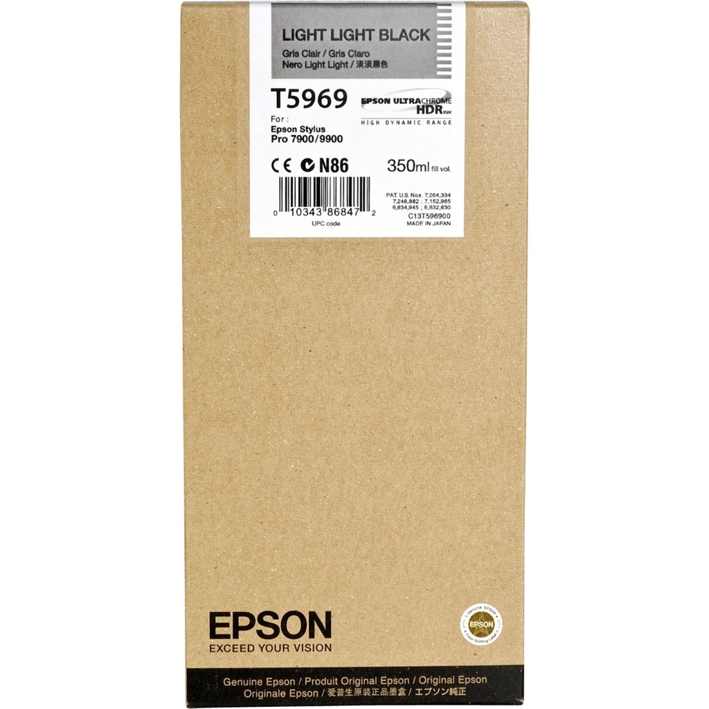 Epson ink cartridge light light black T 596  350 ml T 5969