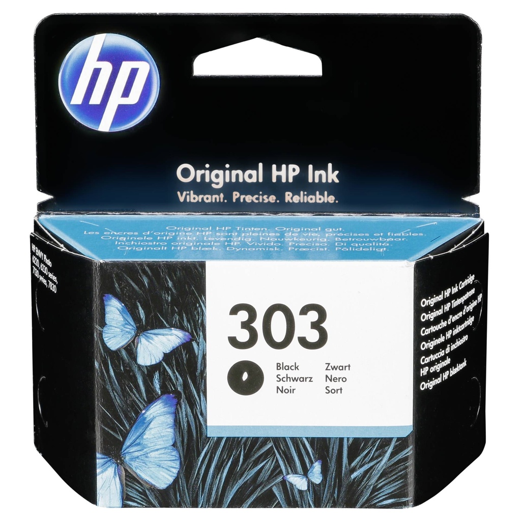 HP T6N02AE ink cartridge black No. 303