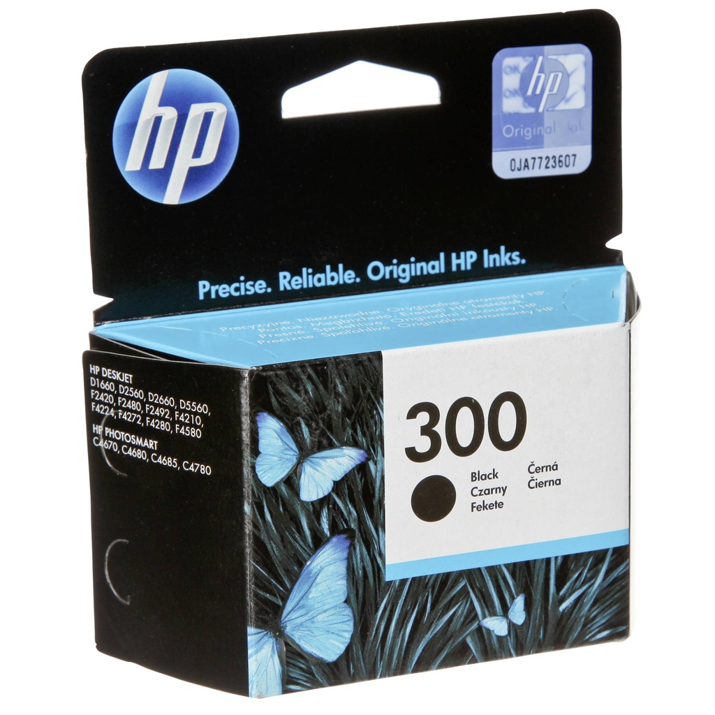 HP CC 640 EE ink cartridge black   No. 300