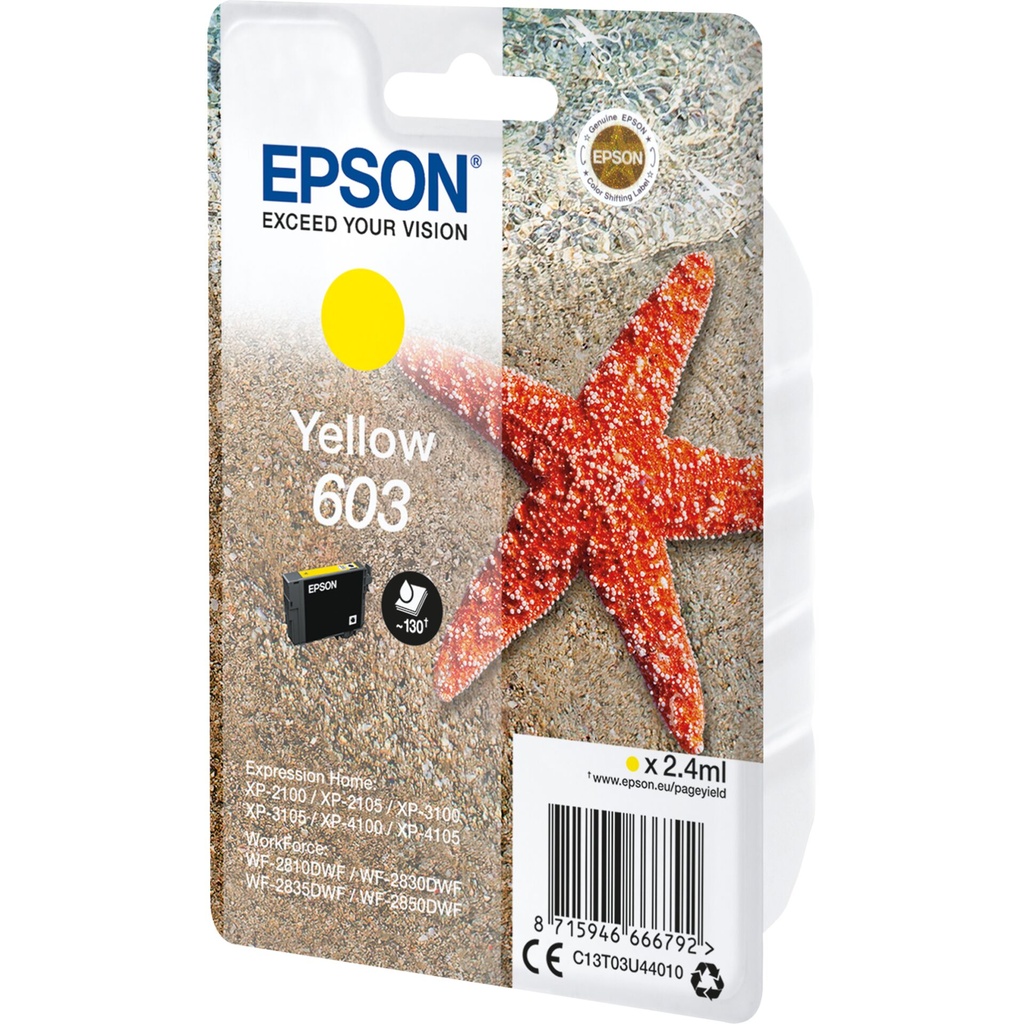 Epson ink cartridge yellow 603                       T 03U4