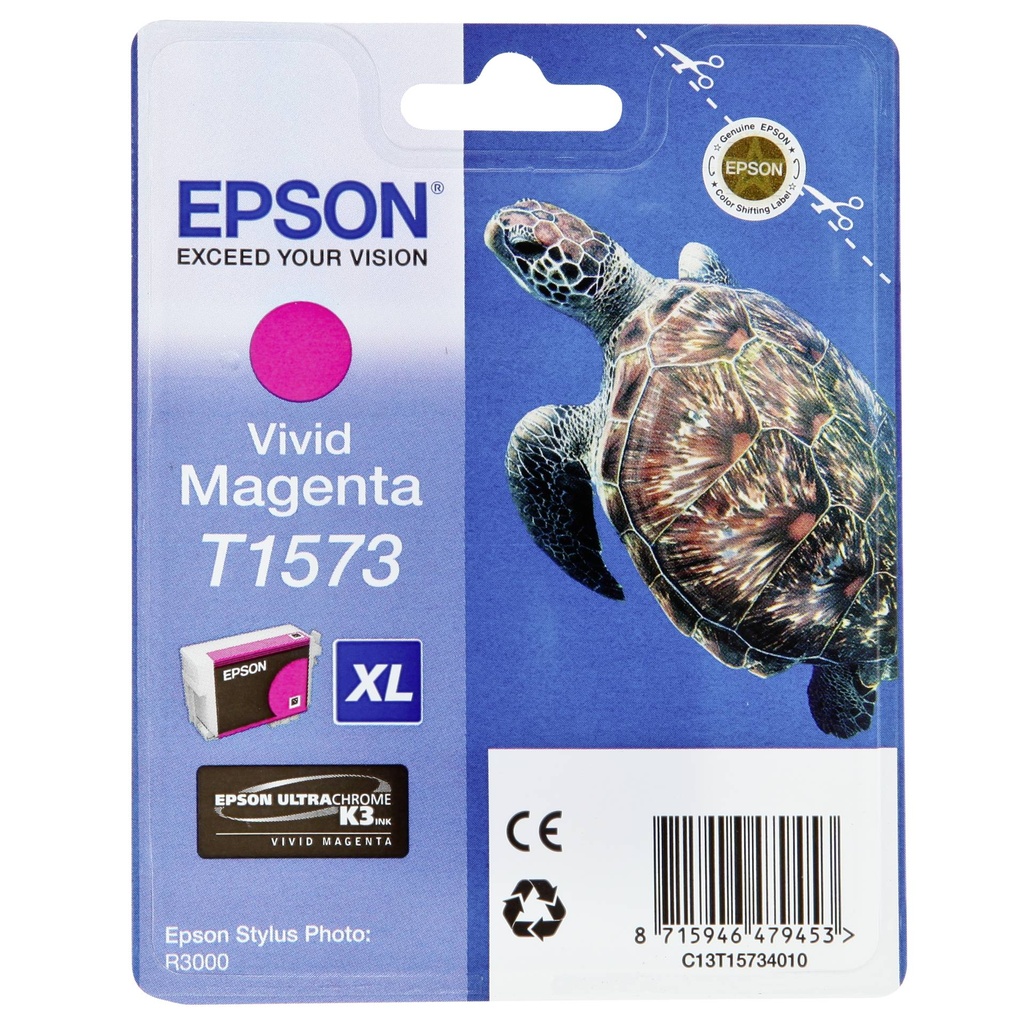 Epson ink cartridge vivid magenta T 157             T 1573