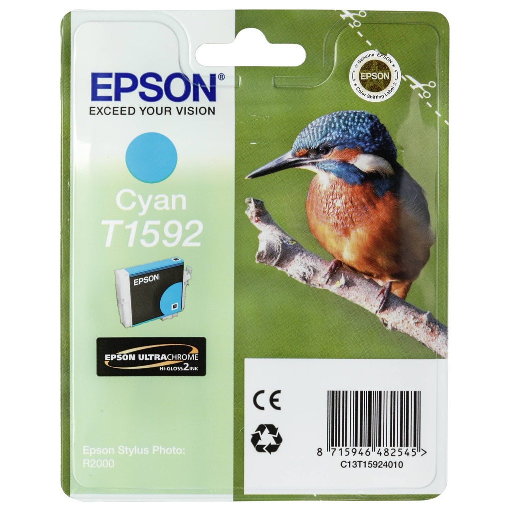 Epson ink cartridge cyan T 159                     T 1592