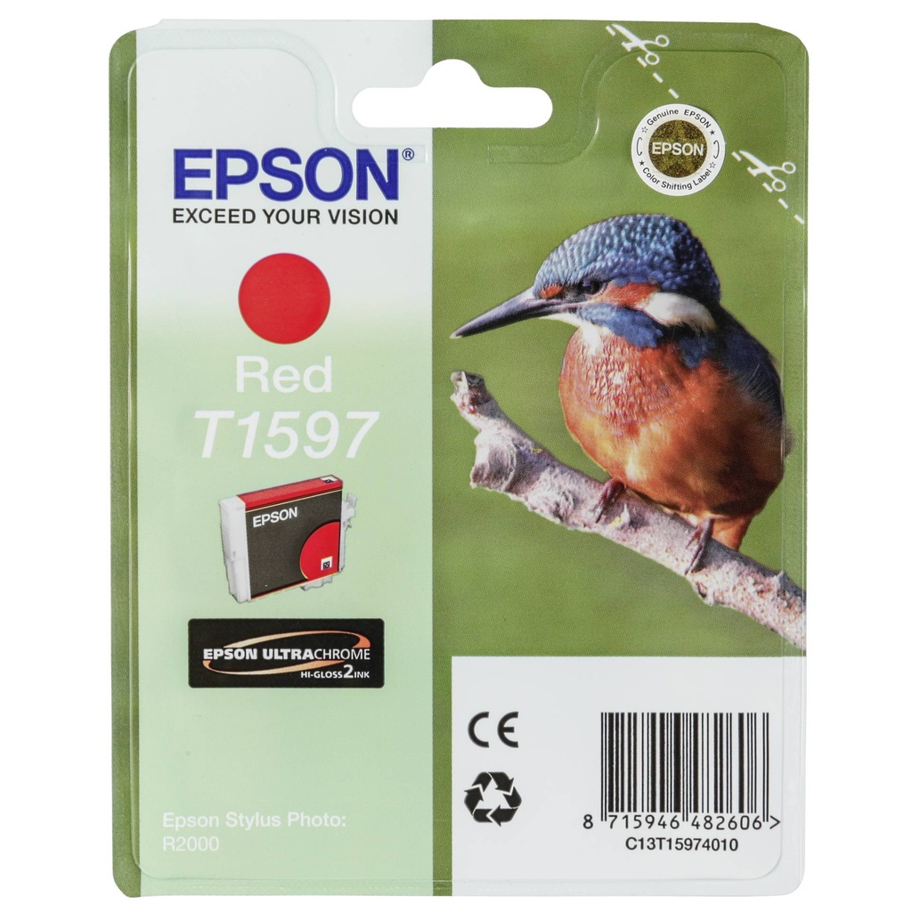 Epson ink cartridge red T 159                     T 1597