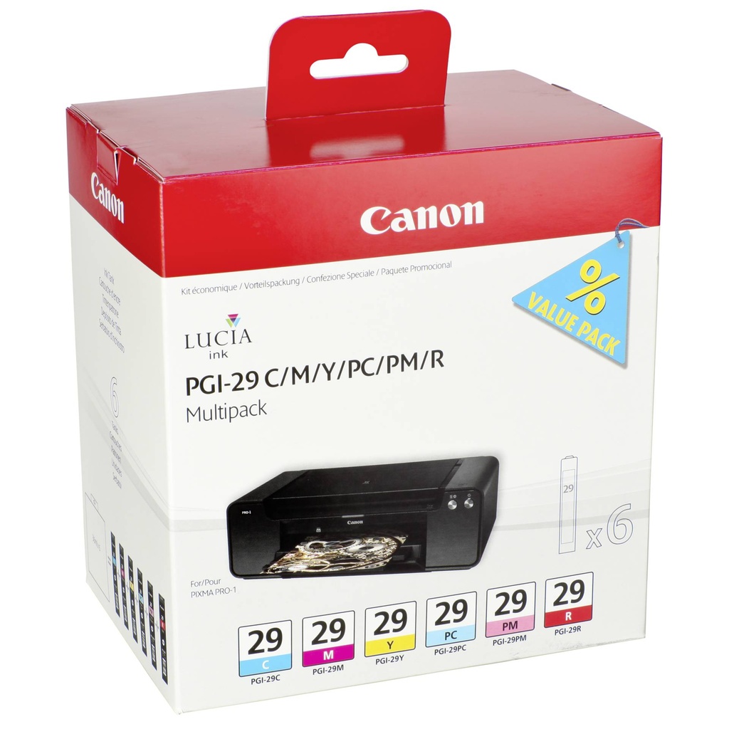 Canon PGI-29 C/M/Y/PC/PM/R Multipack