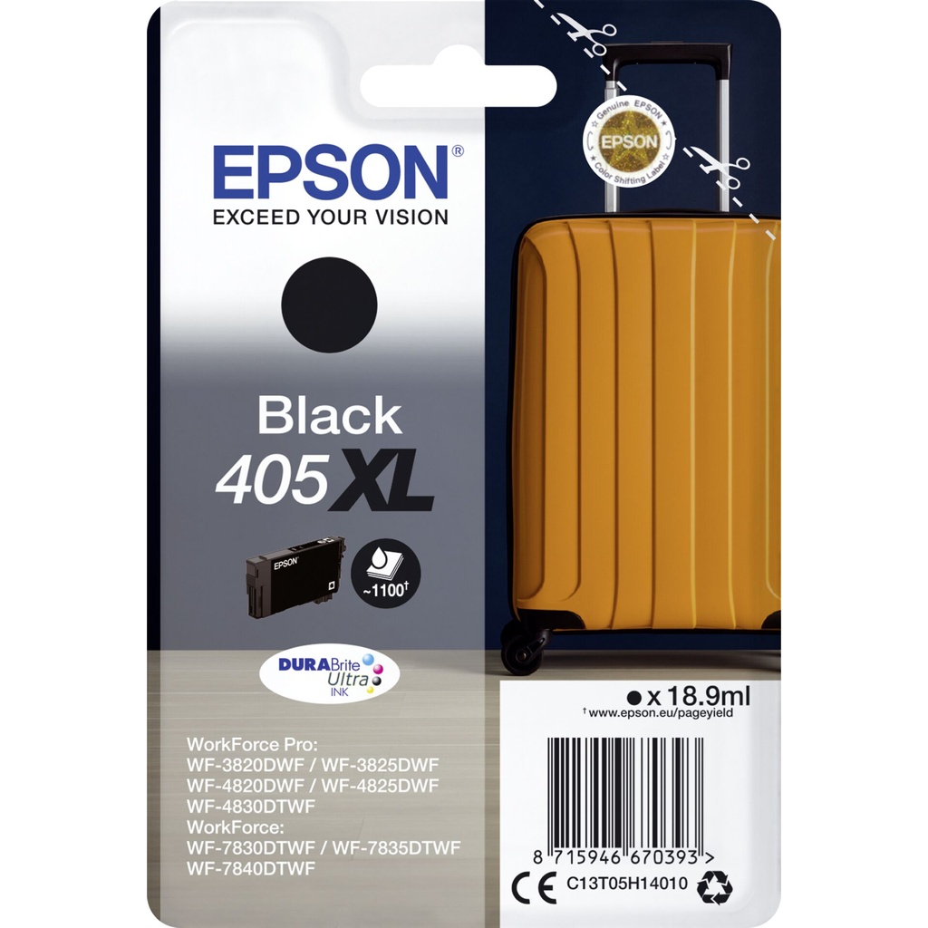 Epson ink cartridge black DURABrite Ultra Ink 405XL T 05H1