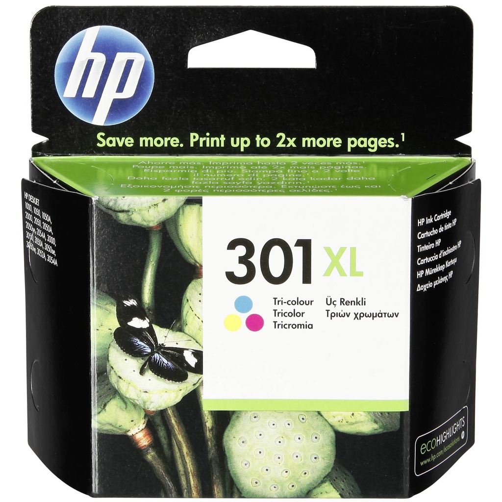 HP CH 564 EE ink cartridge tri-colour No. 301 XL