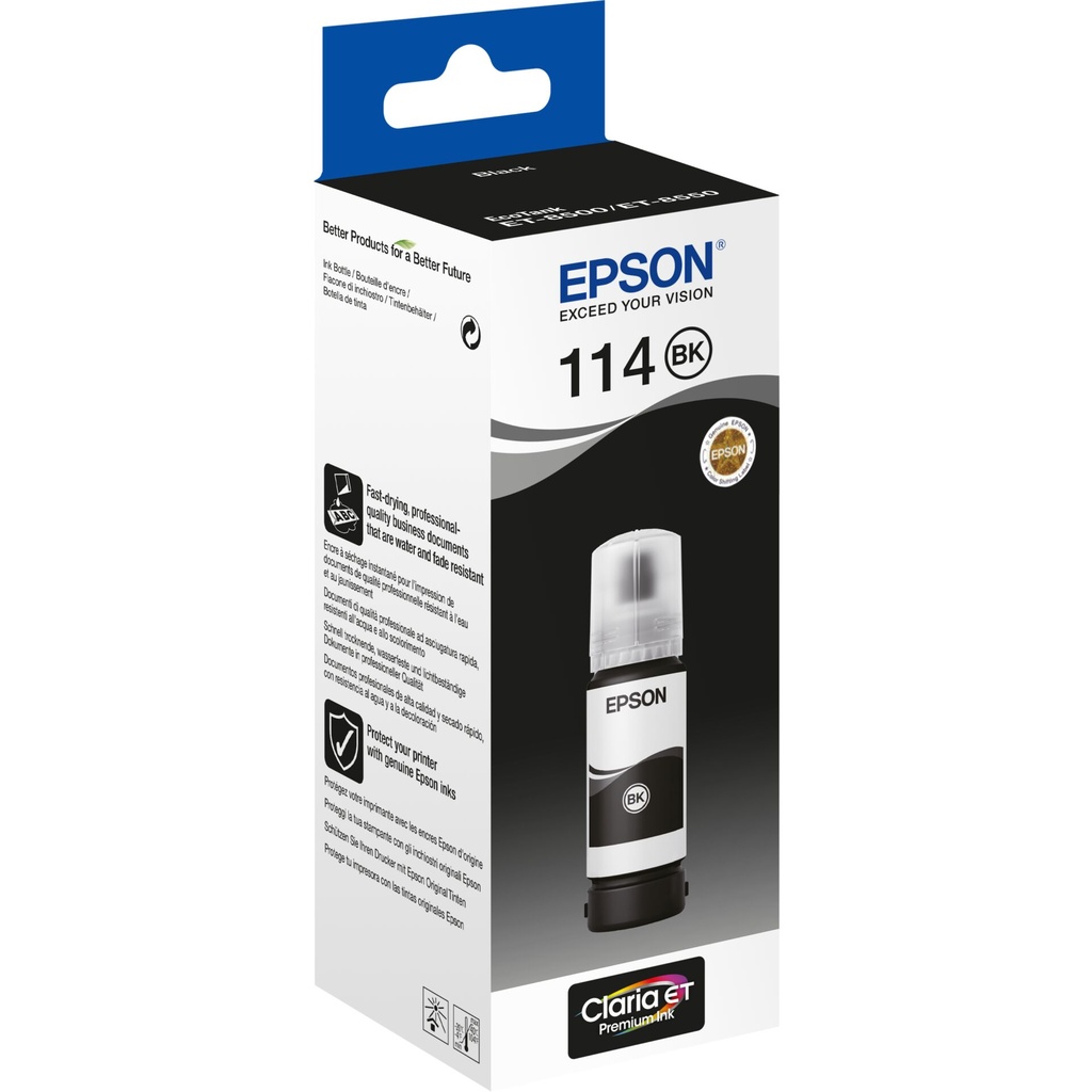 Epson EcoTank Pigment black T 114 70 ml               T 07A1